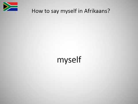 myself essay in afrikaans