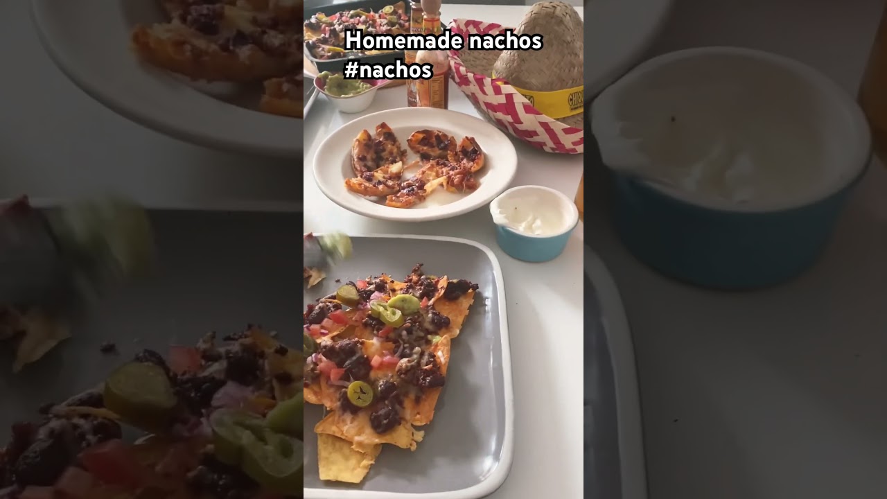 Homemade nachos 