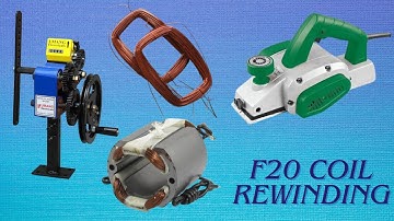 Rewind a coil field / step by step guide | f20 wood planer repairing