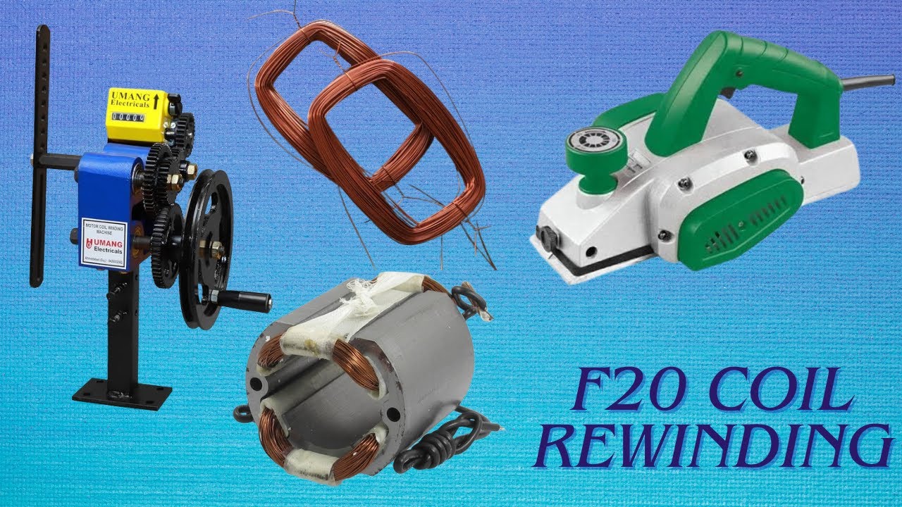 Rewind a coil field / step by step guide | f20 wood planer repairing
