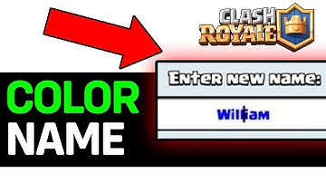 BIJGEWERKT 2025! Hoe kleur je Name Clash Royale in?
