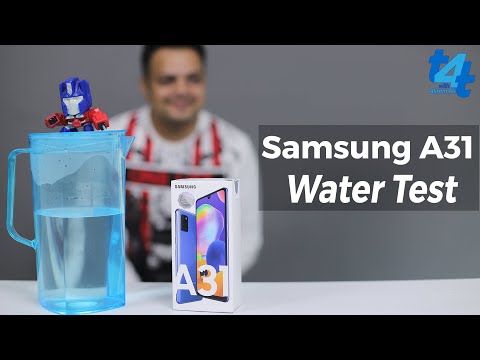 Samsung Galaxy A31 Water Test   Samsung A31 WaterProof 