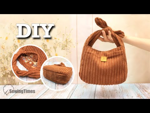 DIY Bow Tote Bag 💖 Super Cute Purse Bag Tutorial