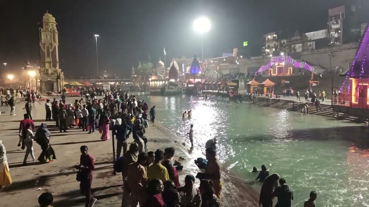 ganga aarti # haridwar 10/11/23 # bmtsk Tourism project
