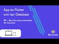 App en Flutter con Isar Database / 09 Servicio para consultas de Courses