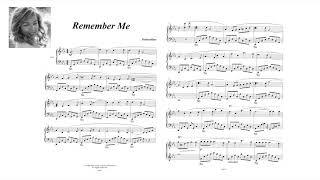 🎹 REMEMBER ME - Sheet music - Judyesther