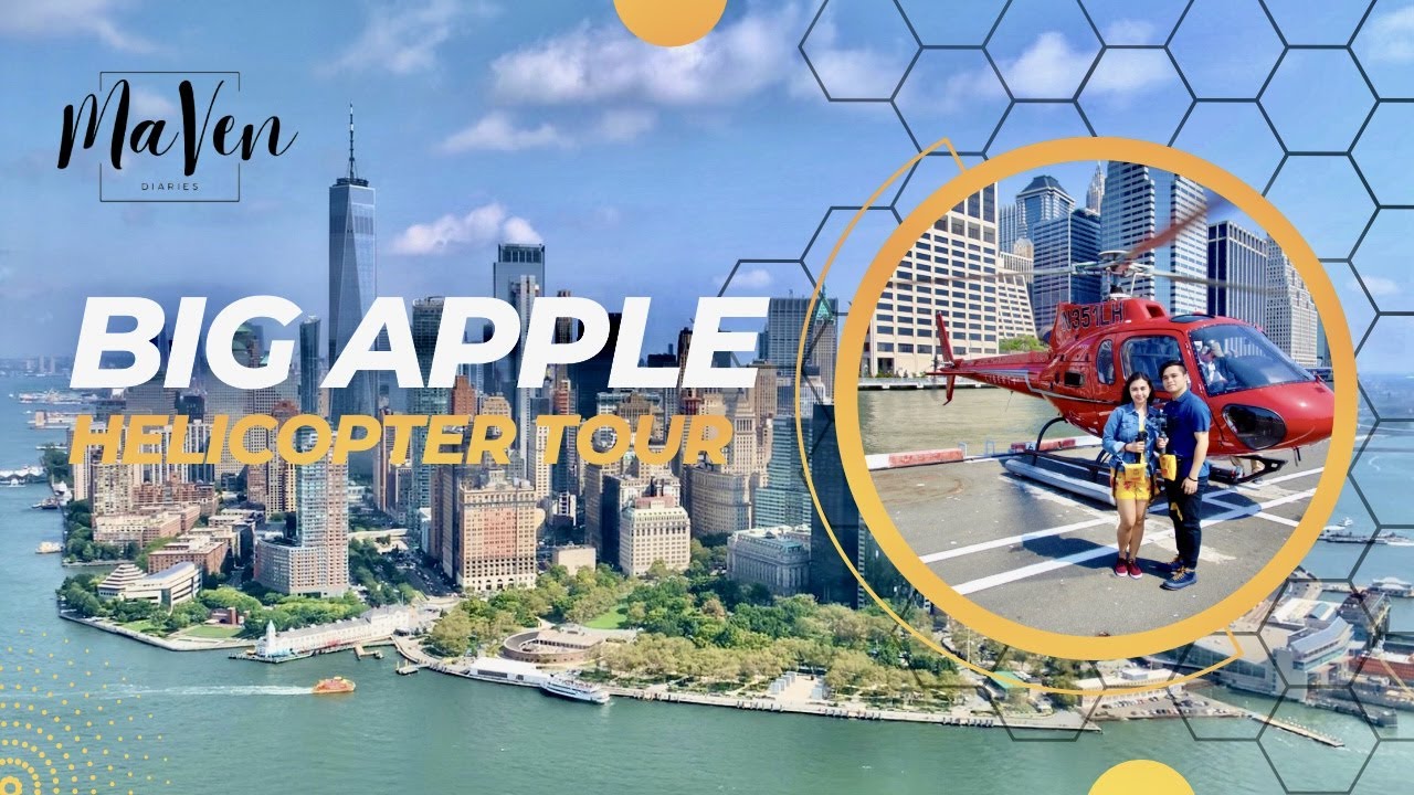 NEW YORK CITY Sightseeing Helicopter Tour || MaVen #BigApple #helicoptertour  #newyorkcity