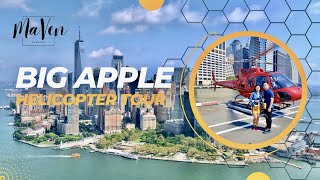 NEW YORK CITY Sightseeing Helicopter Tour || MaVen #BigApple #helicoptertour #newyorkcity