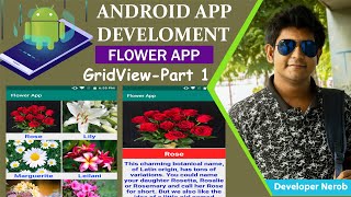 Android Bangla Tutorial created flower app with GridView in android
