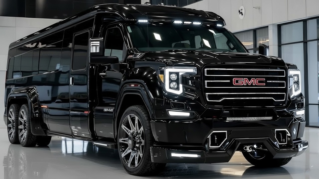 Роскошный фургон GMC Savana ULTRA 6x6 2026 года — самый роскошный американский фургон из когда-ли...
