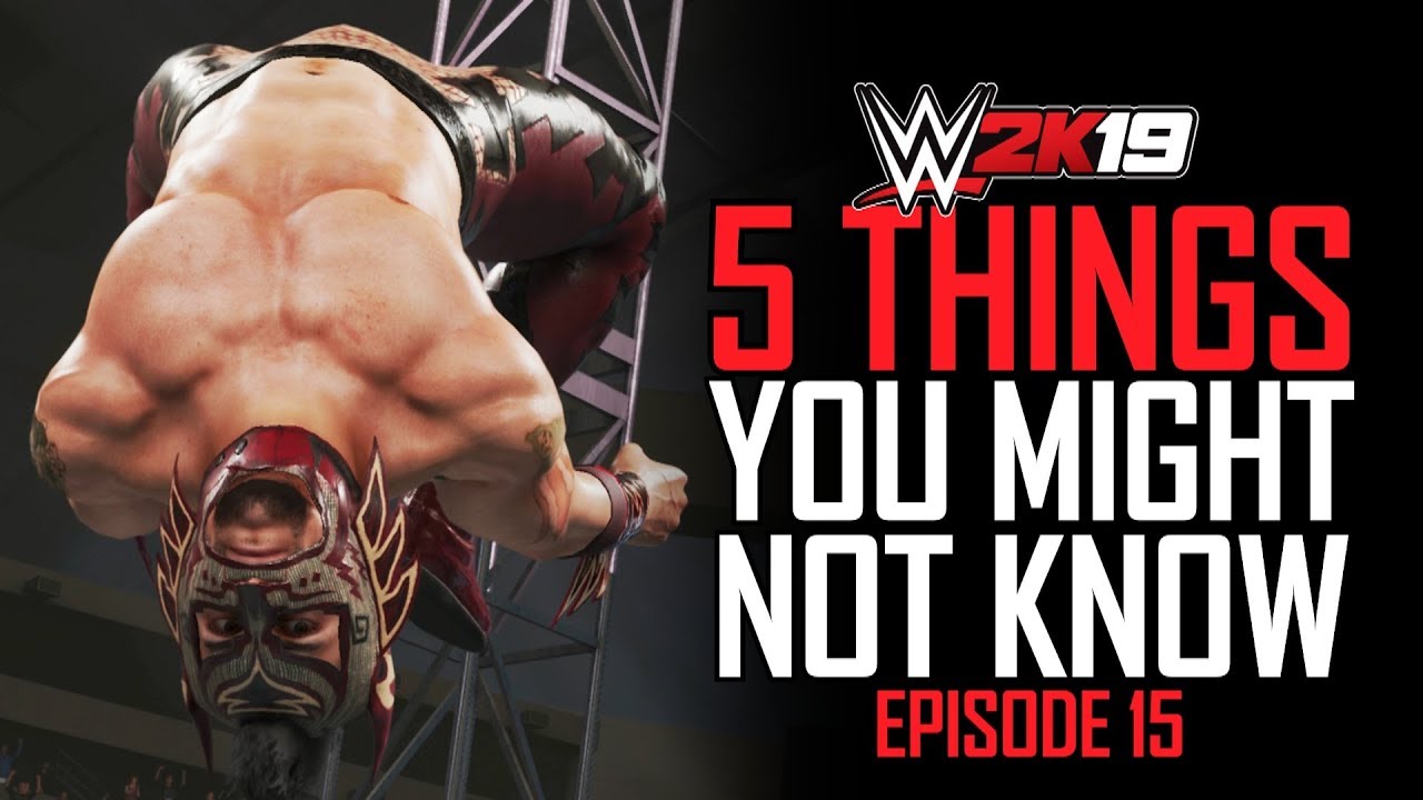 WWE 2K19 5 Things You MIGHT Not Know! #15 (Crazy Reverse Dives, Ministry Undertaker & More)