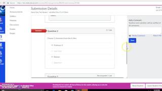 View graded quiz feedback on Canvas