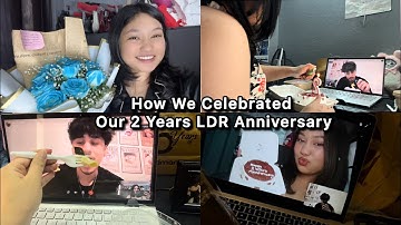 2-Year LDR Anniversary Celebration | Bouquet Surprise & Video Call Cake Cutting