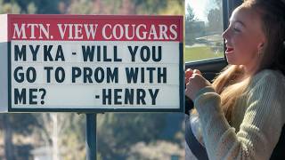 Bend student’s creative prom-posal with school reader board gets ecstatic 'Yes!'