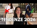 TENDENZE MODA 2026 CAMBIA TUTTO