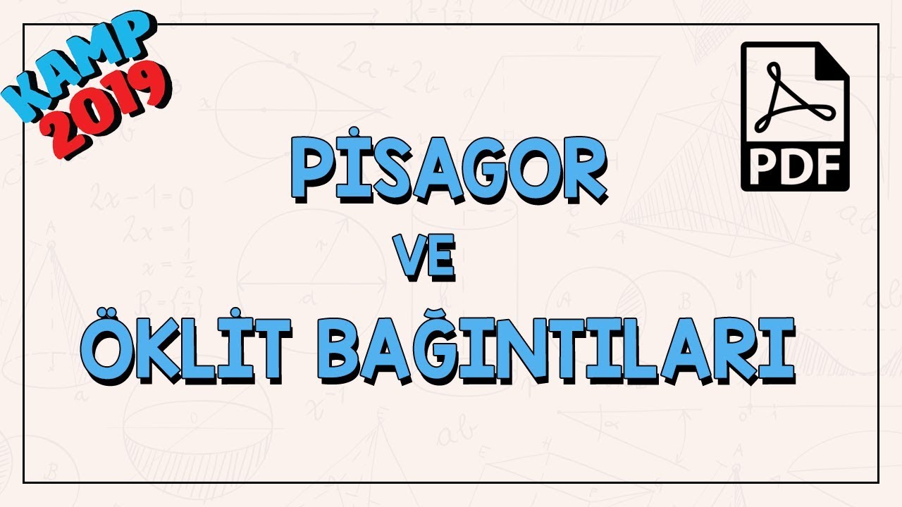Pisagor ve Öklit Bağıntıları