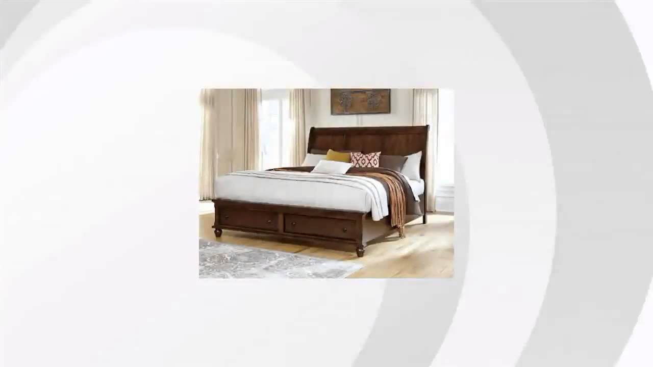 Findler Queen Sleigh Bed With Storage | Ashley Furniture HomeStore Features Video