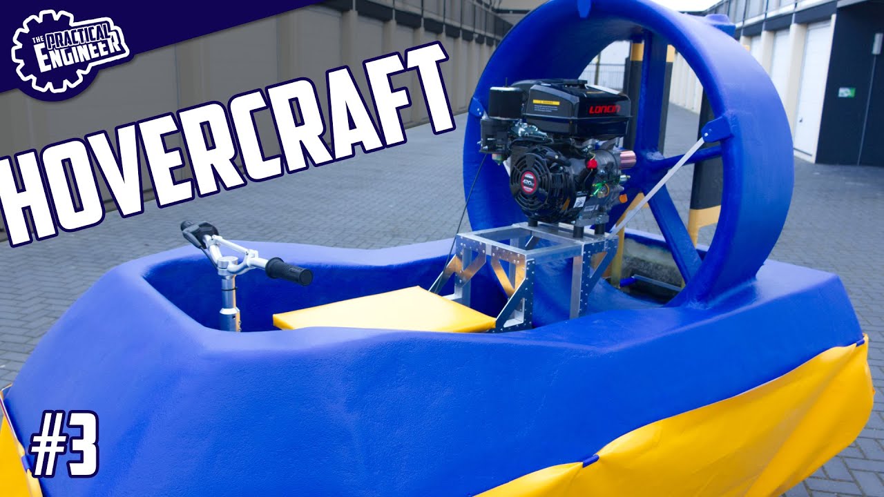 Zelfbouw hovercraft - Stuurmechanisme en skirt