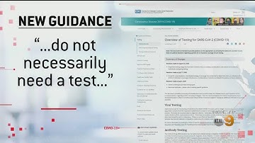 New CDC COVID-19 Testing Guidelines Spark Criticism From Experts