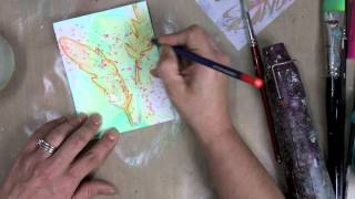 Mixed Media Card Tutorial Creativity @Limor1278