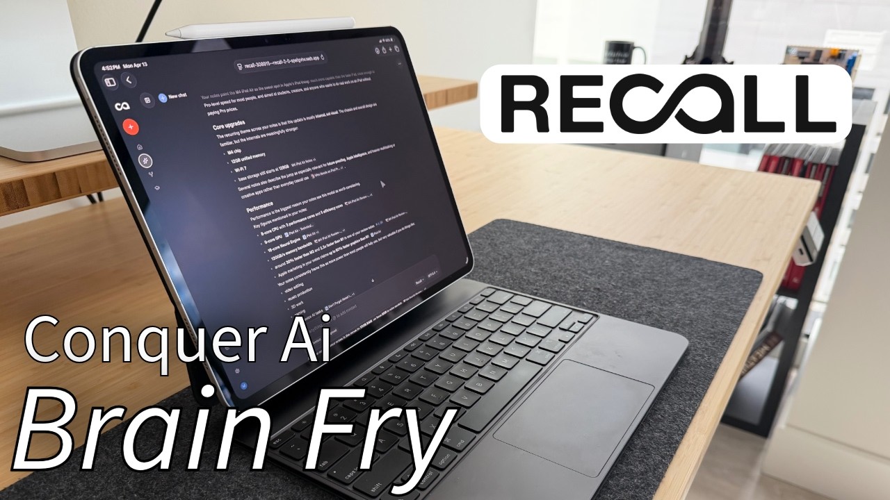 Ai Note Taking on iPad! Recall 2.0 Review!