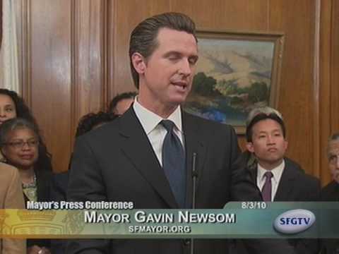 Mayor Newsom Signs Hunters Points Shipyard -- Candlestick Point Redevelopment Project Legislation