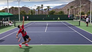 Grigor Dimitrov & David Ferrer | IW Court Level Practice