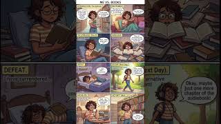 day1:I am ready for intellectual growth!" 🧠💪day5:Surrenders entirely and sleeps under a book. 🛌💤