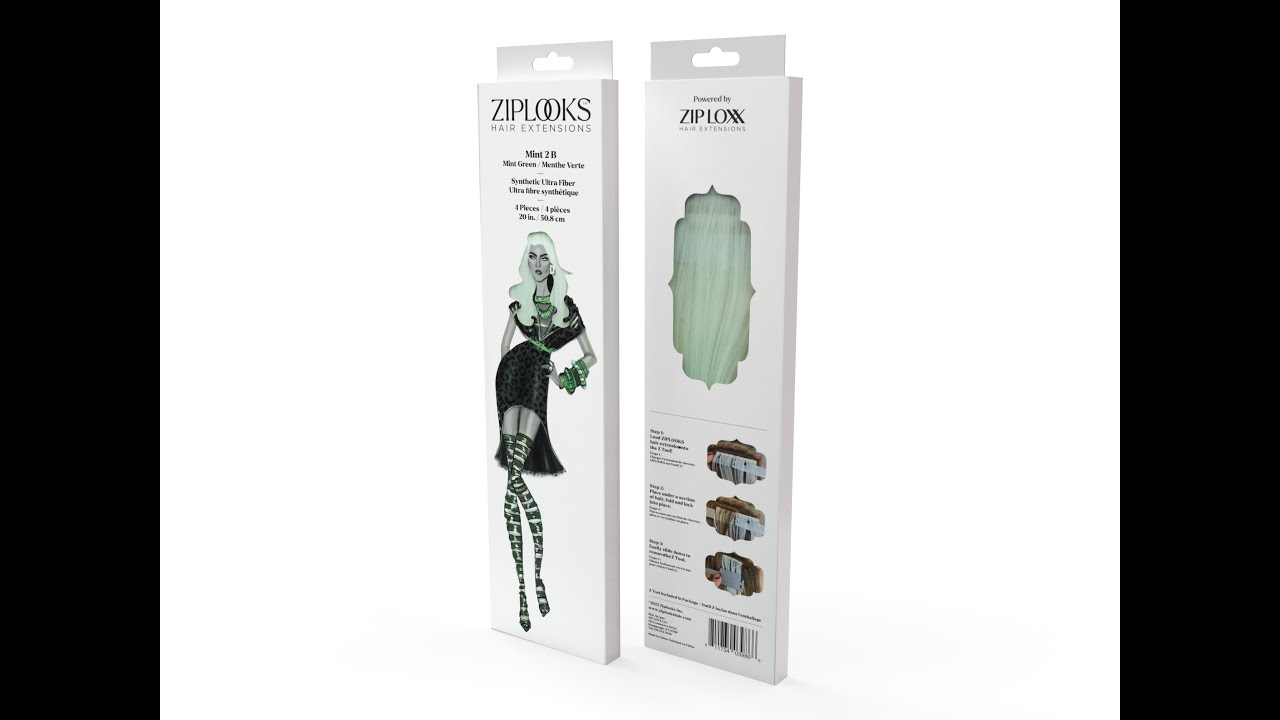 ZIPLOOKS Mint 2 B 20'' Ultra Fiber Hair Extensions | Sally Beauty