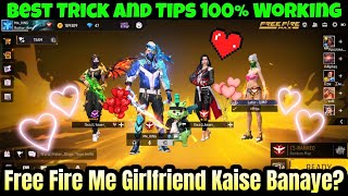 Girls'Ko Friend List Me Kaise Laye💎😍 | Free Fire New Tips And Tricks | FF Me Girlfriend Kaise banaye screenshot 1