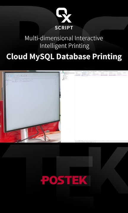 Print custom labels directly from Cloud MySQL databases #shorts - YouTube