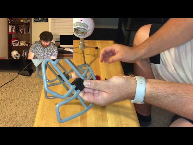 nike football visor installation