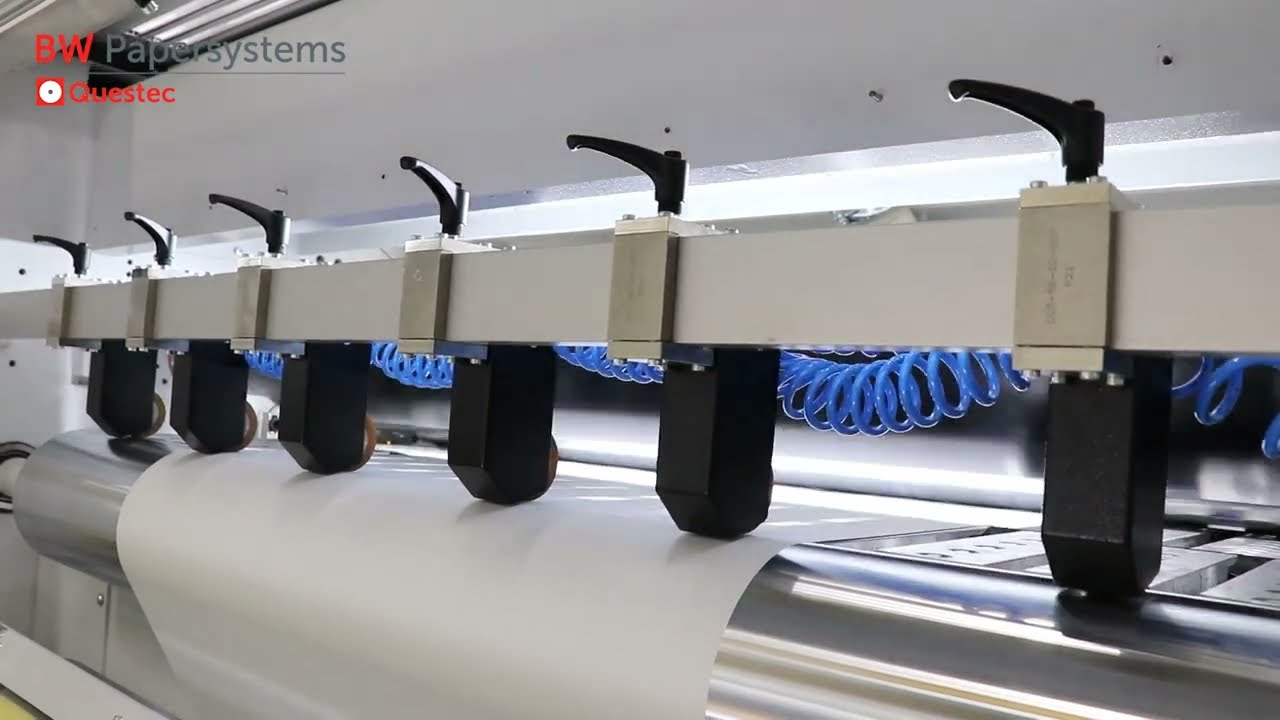 Questec RQS-V: sheeting 40 gsm lightweight paper at 300 to 400 mpm