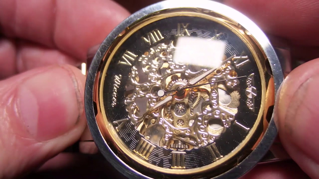 Winner Skeleton Watch .