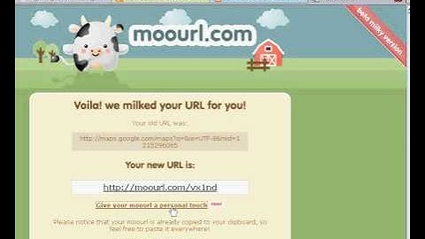 How to get short URLs from Long URLs with MooURL
