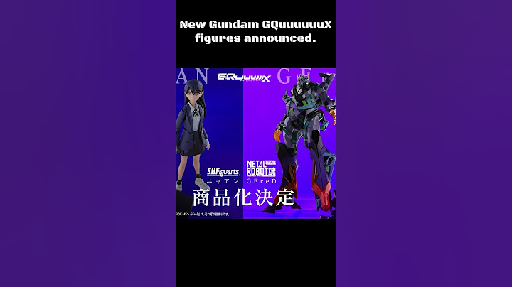 New Gundam GQuuuuuuX figures announced #gundam #mobilesuitgundam
