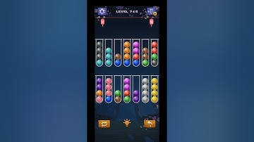 Color Ball Sort Puzzle Level 746 Solution #shorts