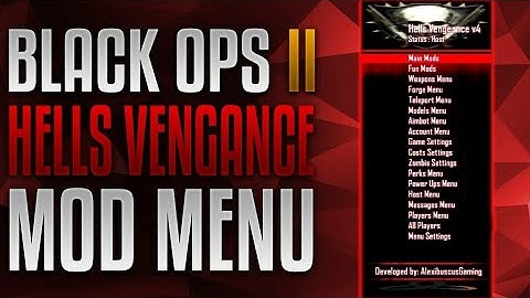 [SHOWCASE][PS3]Black Ops 2 Zombies Mod Menu Hells Vengeance V4[GSC] +DOWNLOAD
