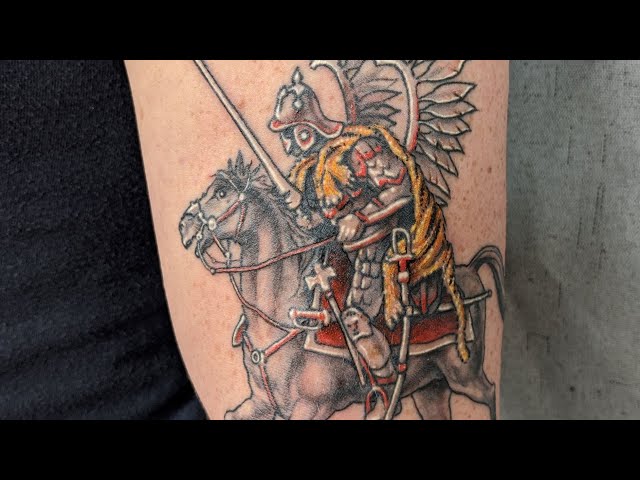 hussar # warrior #tattoo | Patriotic tattoos, Bear tattoos, Cover tattoo