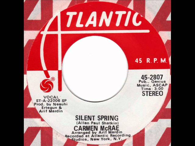 Watch CARMEN McRAE Silent Spring 70s Soul Jazz Promo on YouTube Watch CARMEN McRAE Silent Spring 70s Soul Jazz Promo on YouTube