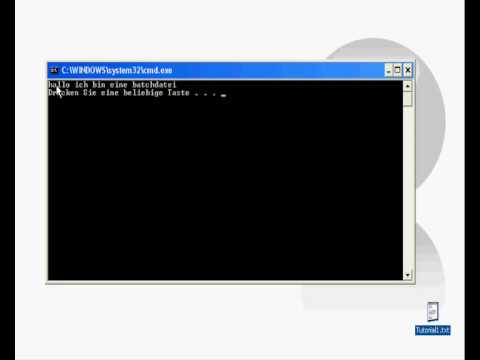 Batch Tutorial - Basics [Deutsch]