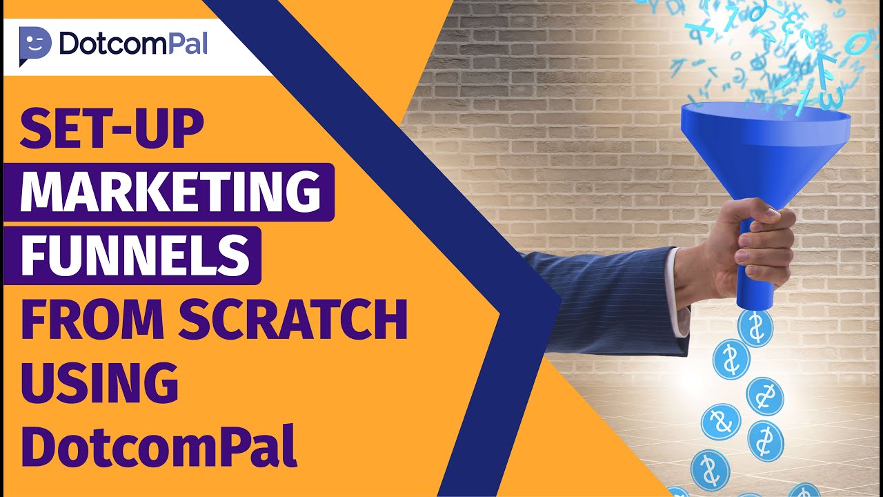 Drop Funnels How to Set-up Marketing Funnels from Scratch using DotcomPal | Drag-n ...