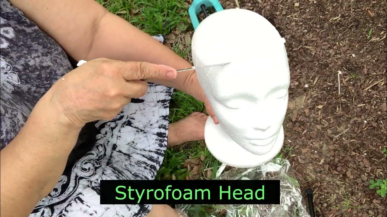 DIY How to make a beautiful Cement Head Planter YouTube