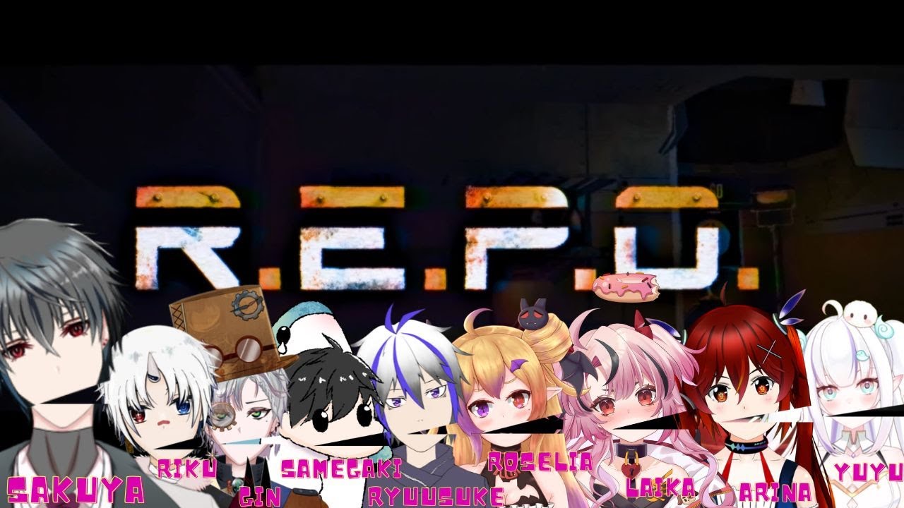 【R.E.P.O】Crayon集結！9人聯動！加上一位鯊魚小弟~ 都是麻麻沒好好工作！！ | MYViki