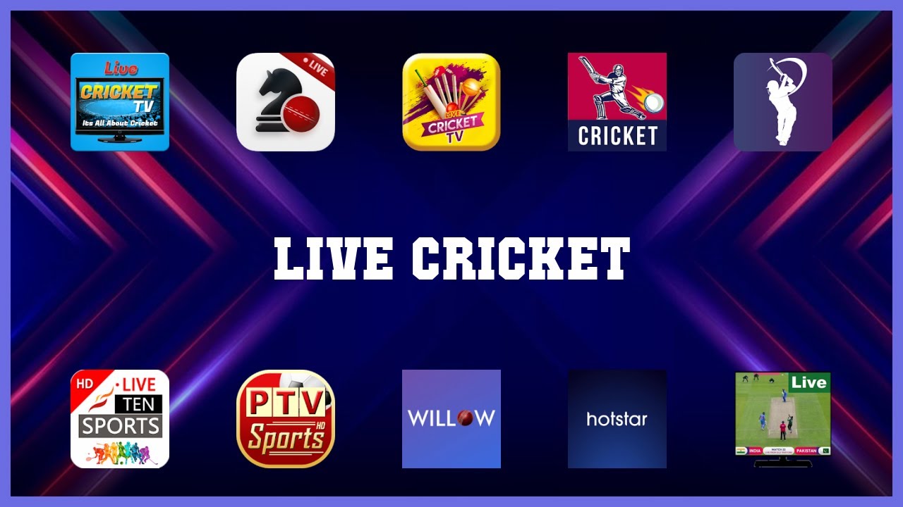 Popular 10 Live Cricket Android Apps