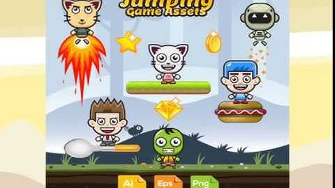 Jumping Game Assets Sprite Sheets for Indie Game Developers