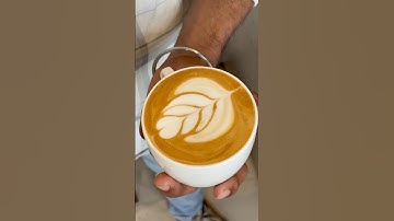 How to make tulips latte art#youtubeshorts #trending #youtube#viralvideo #video #barista #shortsfeed