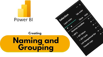 Power BI Selection Pane: Grouping & Naming Objects Like a Pro (2024)