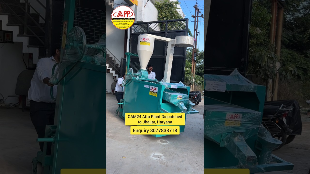 CAM 24 Atta Plant 150kg/hr dispatched to Jhajjar Haryana