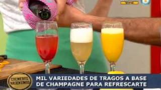 Tragos con champagne para con gran frescura!!! - YouTube